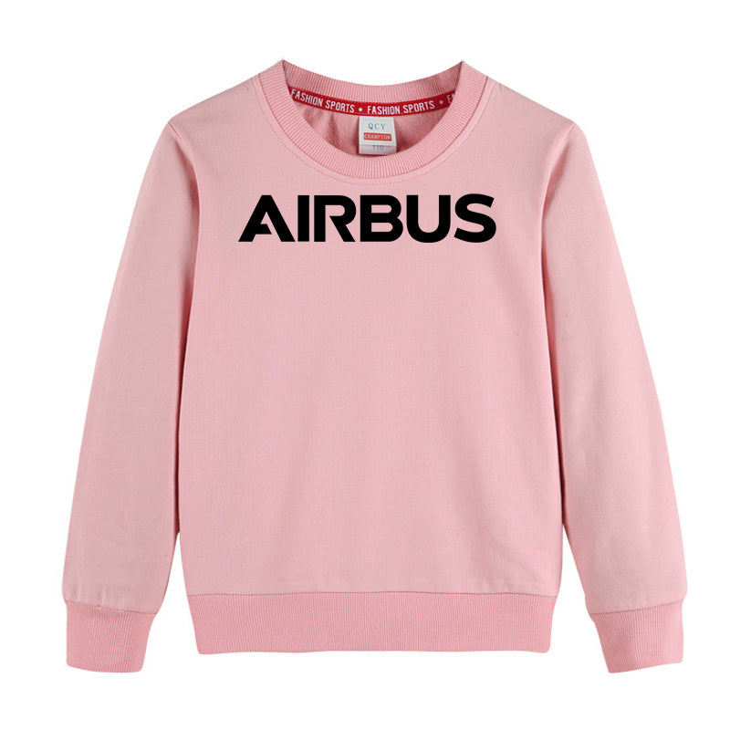 Airbus & Text Designed "CHILDREN" Sweatshirts