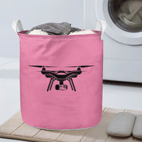 Thumbnail for Drone Silhouette Designed Laundry Baskets