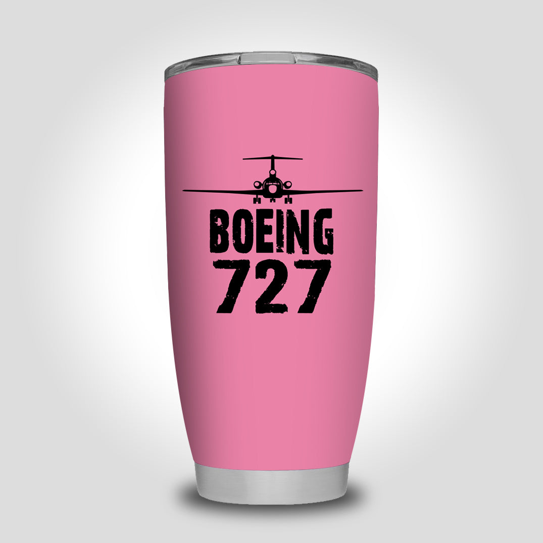 Boeing 727 & Plane Designed Tumbler Travel Mugs