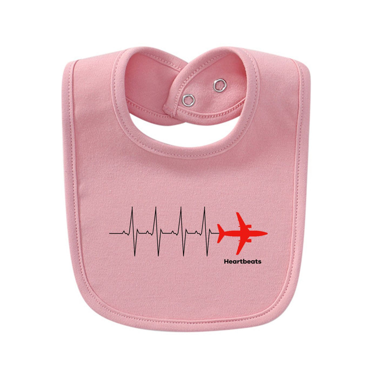 Aviation Heartbeats Designed Baby Saliva & Feeding Towels