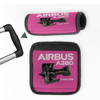 Thumbnail for Airbus A380 & Trent 900 Engine Designed Neoprene Luggage Handle Covers