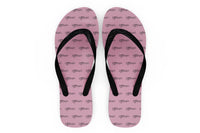 Thumbnail for Special Cessna Text Designed Slippers (Flip Flops)