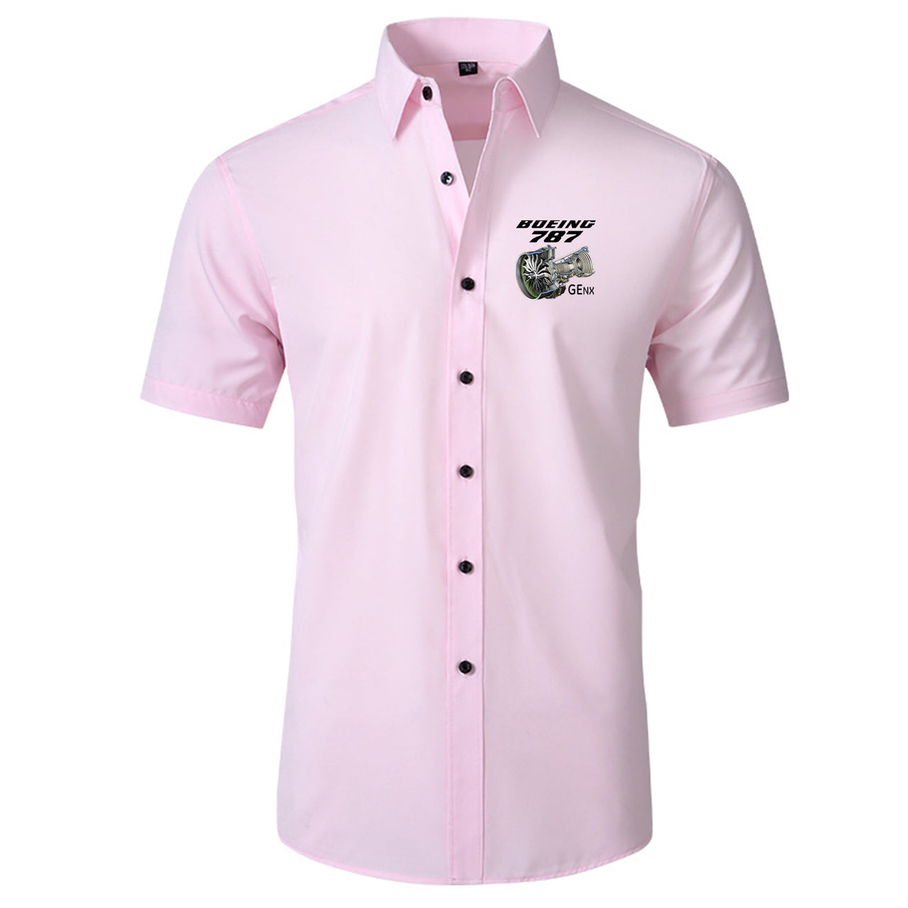 Boeing 787 & GENX Engine Designed Short Sleeve Shirts