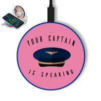 Thumbnail for Your Captain Is Speaking Designed Wireless Chargers