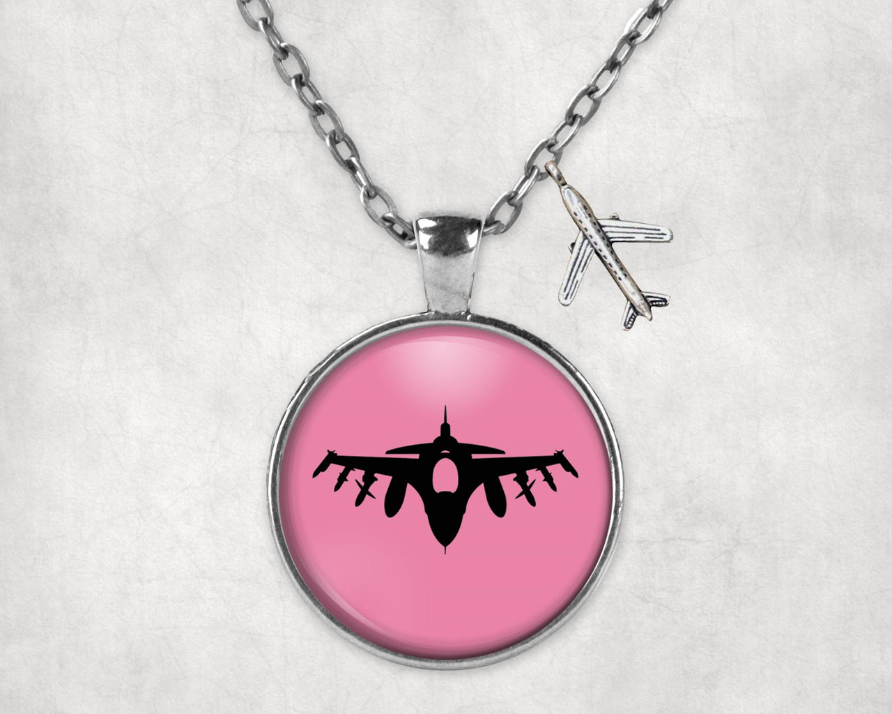 Fighter Jet 16 Silhouette Designed Necklaces