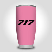 Thumbnail for 717 Flat Text Designed Tumbler Travel Mugs