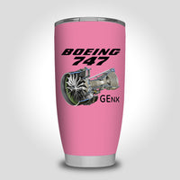 Thumbnail for Boeing 747 & GENX Engine Designed Tumbler Travel Mugs