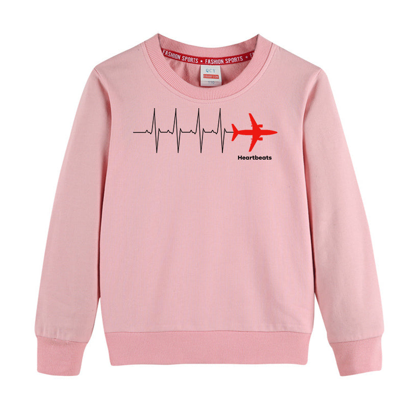 Aviation Heartbeats Designed "CHILDREN" Sweatshirts