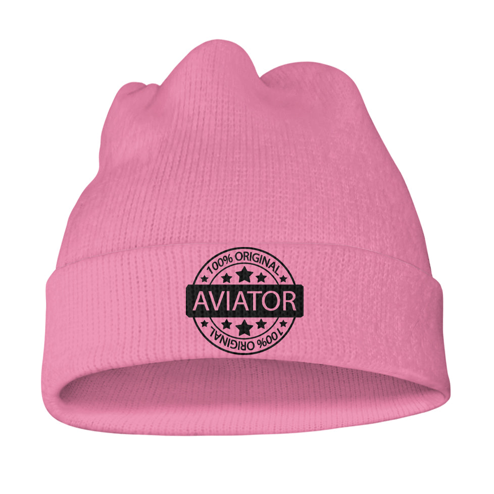 %100 Original Aviator Knit 3D Beanies