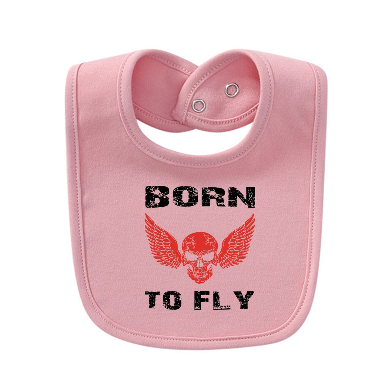 Born To Fly SKELETON Designed Baby Saliva & Feeding Towels