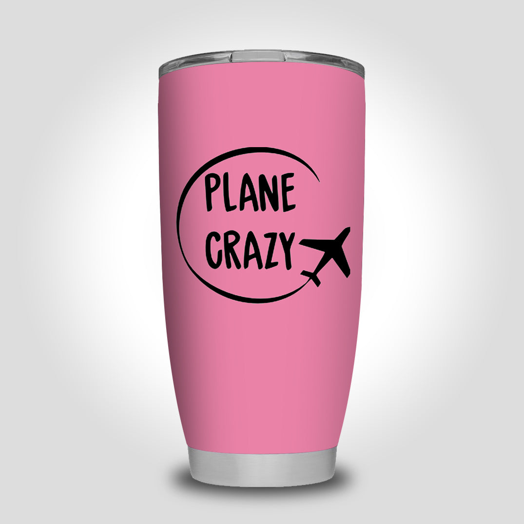 Plane Crazy Designed Tumbler Travel Mugs