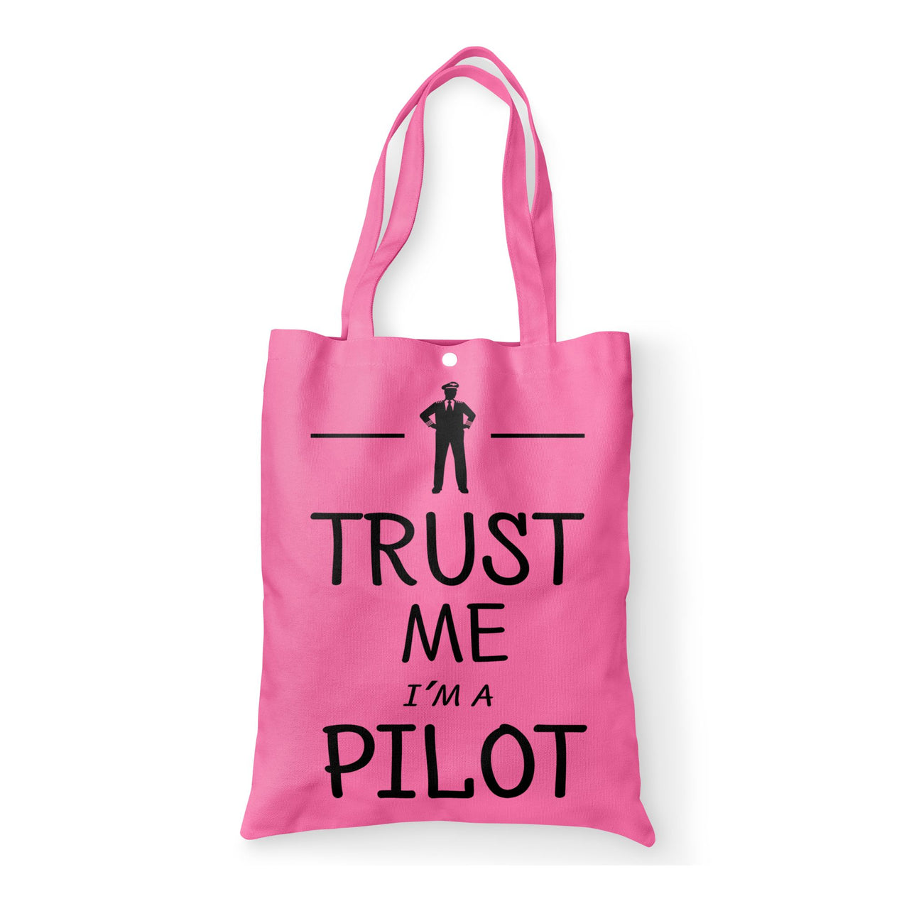 Trust Me I'm a Pilot Designed Tote Bags