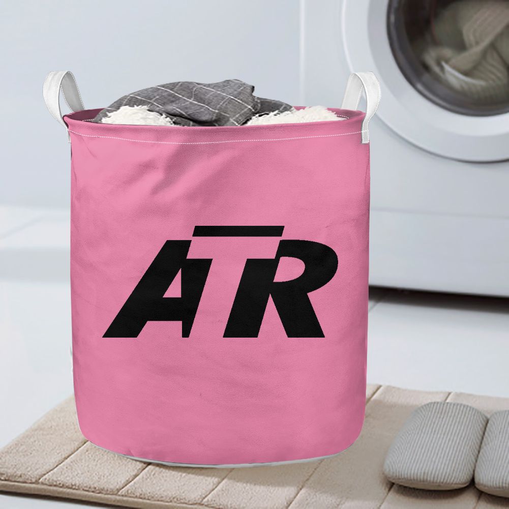 ATR & Text Designed Laundry Baskets