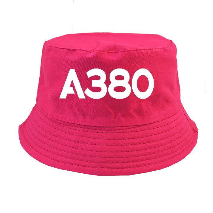 A380 Flat Text Designed Summer & Stylish Hats