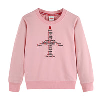 Thumbnail for Airplane Shape Aviation Alphabet Designed 