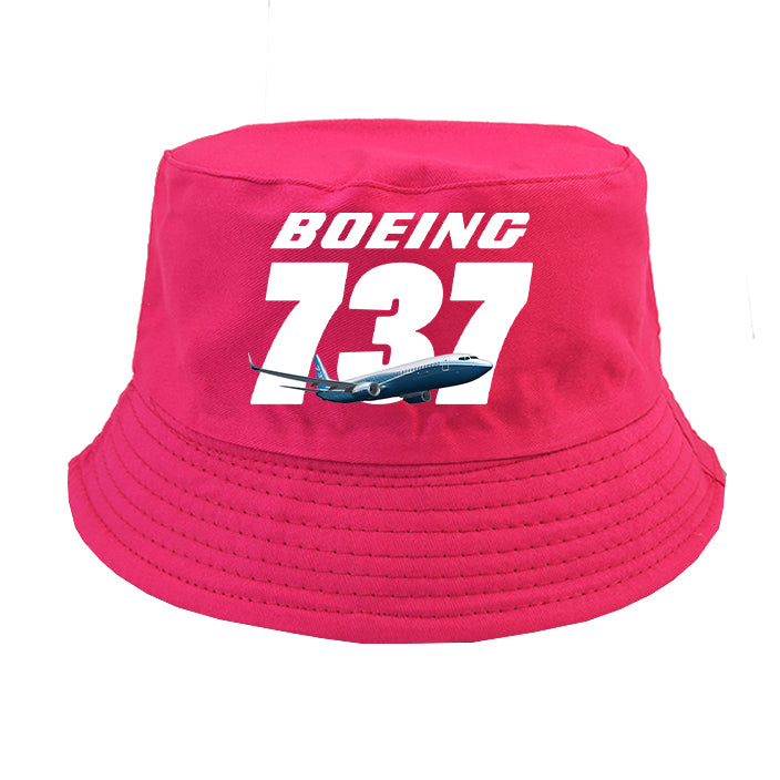 Super Boeing 737+Text Designed Summer & Stylish Hats