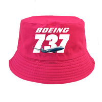Thumbnail for Super Boeing 737+Text Designed Summer & Stylish Hats