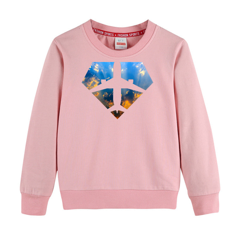 Supermen of The Skies (Sunrise) Designed "CHILDREN" Sweatshirts