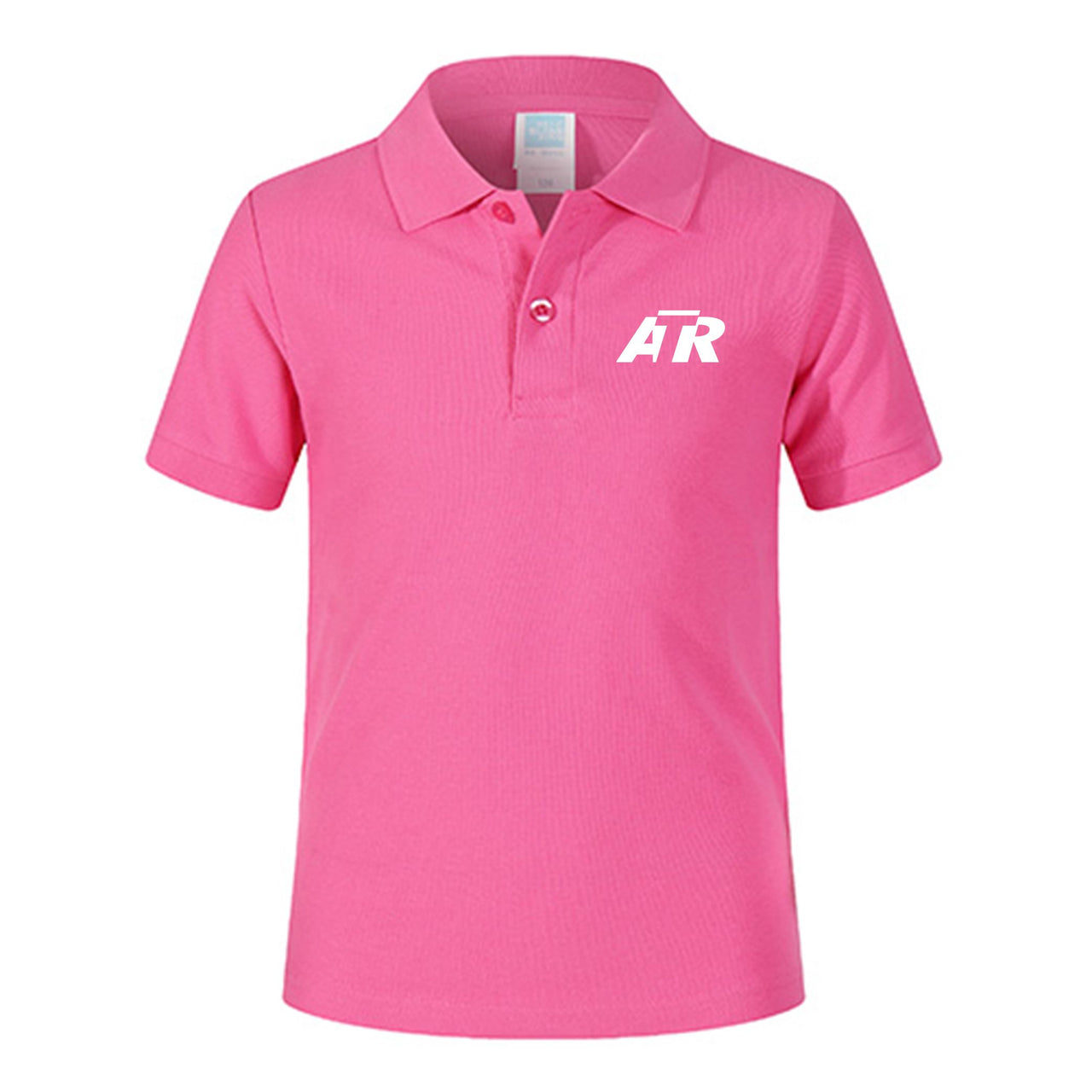 ATR & Text Designed Children Polo T-Shirts