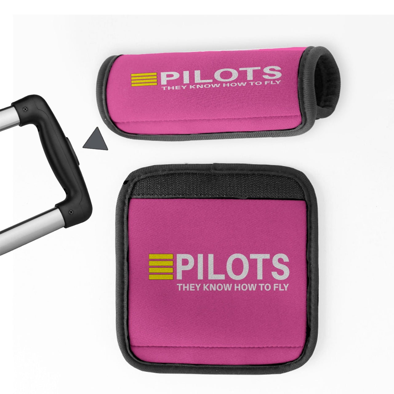 Pilots They Know How To Fly Designed Neoprene Luggage Handle Covers
