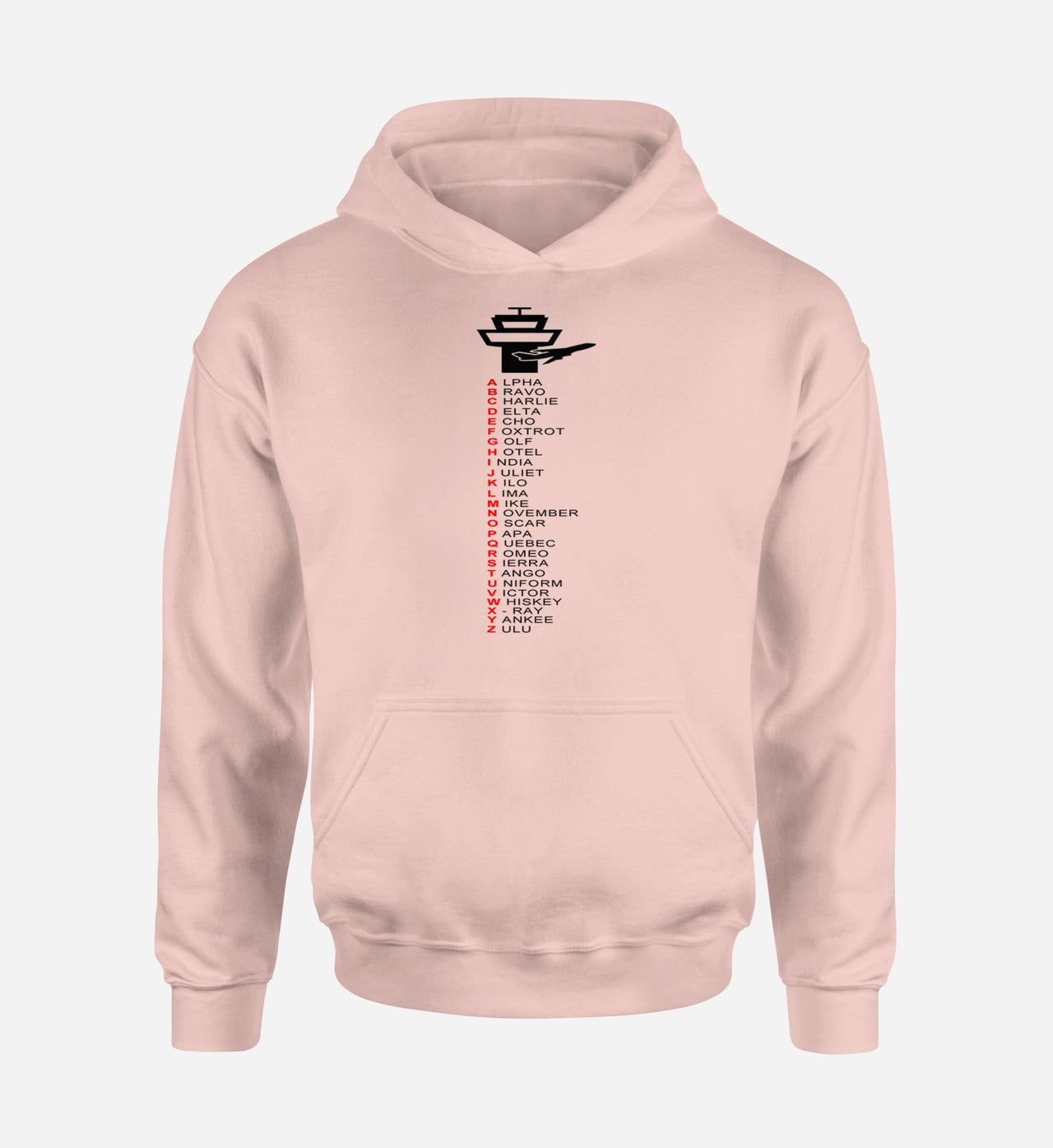 Aviation Alphabet Designed Hoodies