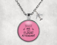 Thumbnail for Trust Me I'm a Flight Attendant Designed Necklaces