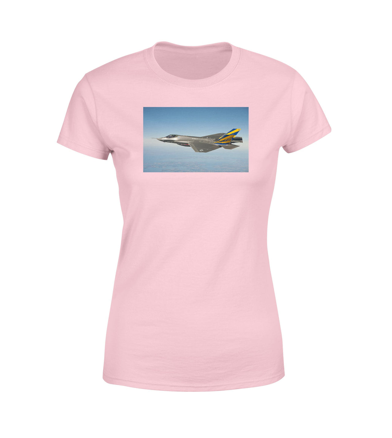 Cruising Fighter Jet 35 Designed Women T-Shirts