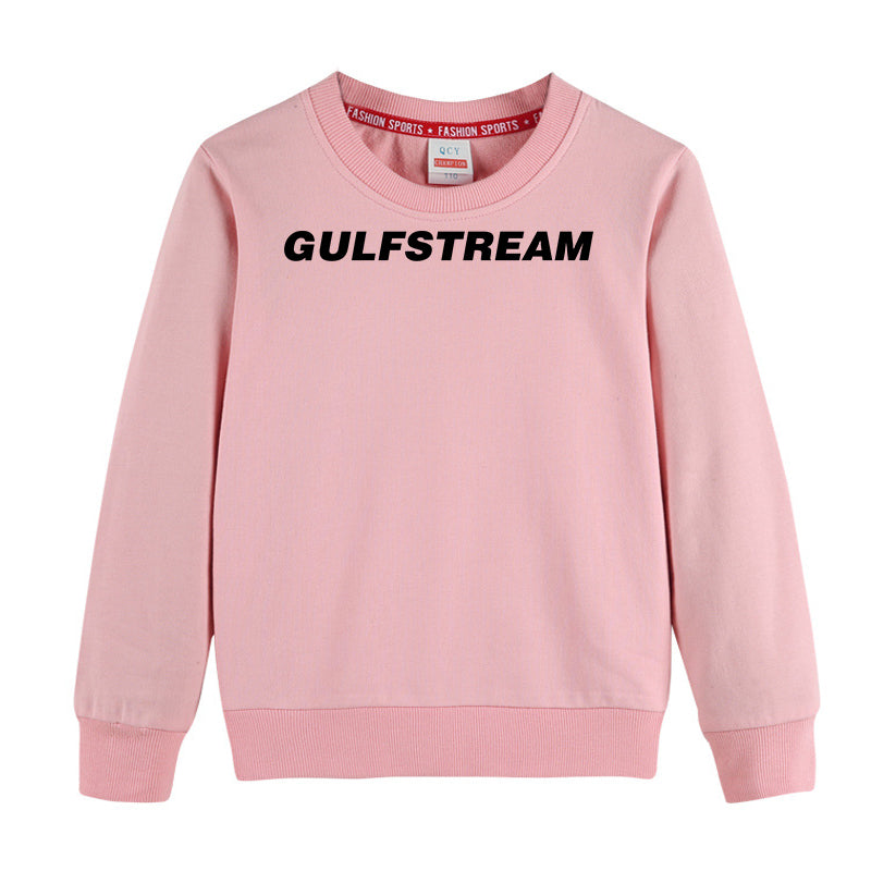 Gulfstream & Text Designed "CHILDREN" Sweatshirts
