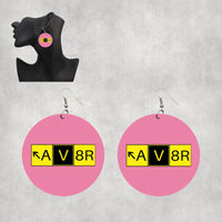 Thumbnail for AV8R Designed Wooden Drop Earrings