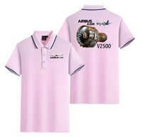 Thumbnail for Airbus A320 & V2500 Engine Designed Stylish Polo T-Shirts (Double-Side)