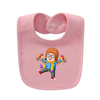 Thumbnail for Cute Little Boy Pilot Costume Playing With Wings Designed Baby Saliva & Feeding Towels