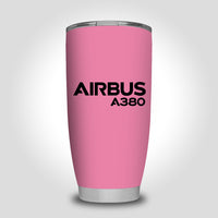 Thumbnail for Airbus A380 & Text Designed Tumbler Travel Mugs
