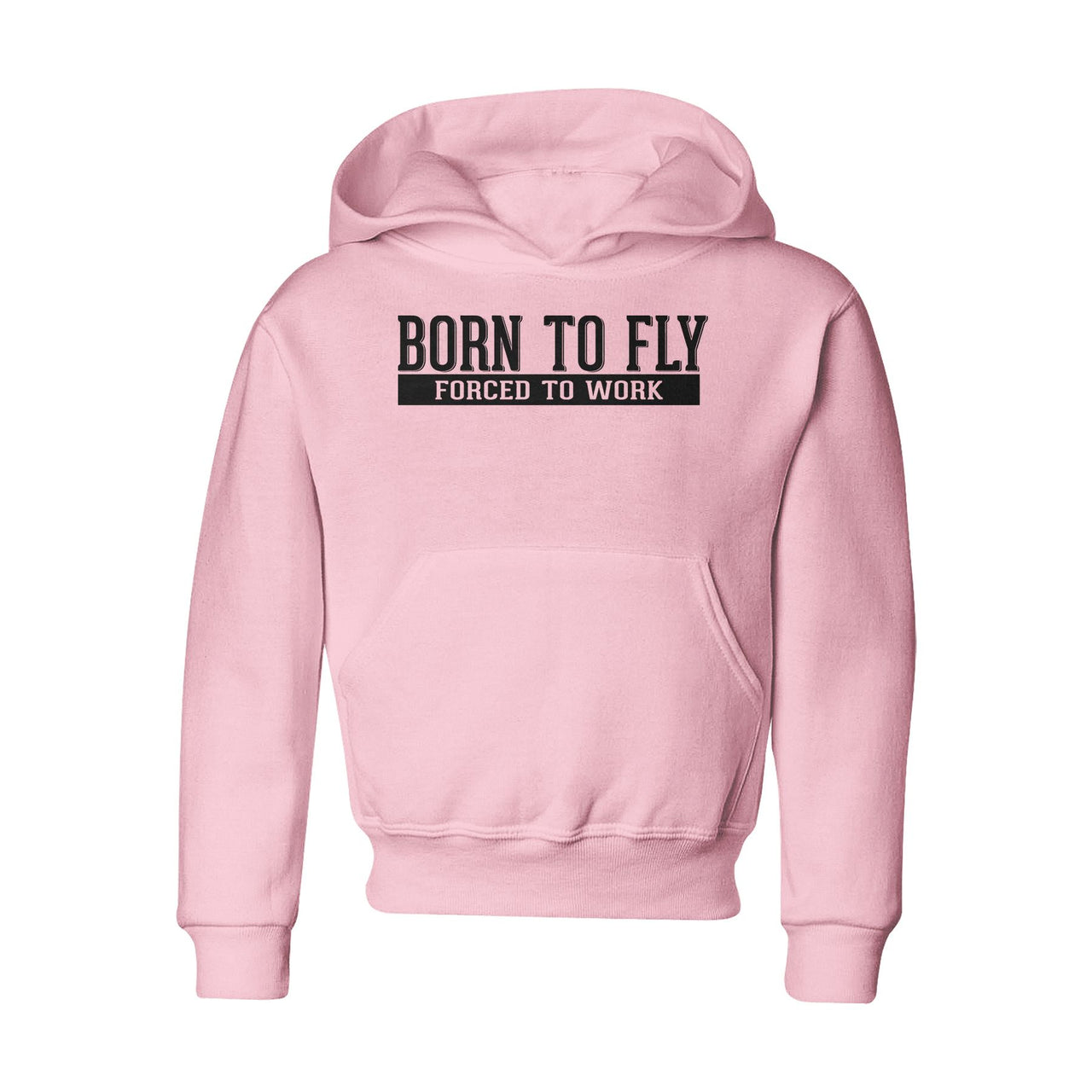 Born To Fly Forced To Work Designed "CHILDREN" Hoodies
