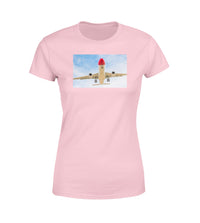 Thumbnail for Beautiful Airbus A330 on Approach Designed Women T-Shirts