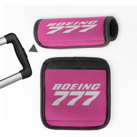 Thumbnail for Boeing 777 & Text Designed Neoprene Luggage Handle Covers
