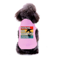Thumbnail for Husband & Dad & Aircraft Mechanic & Legend Designed Dog Pet Vests
