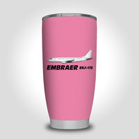 Thumbnail for The Embraer ERJ-175 Designed Tumbler Travel Mugs