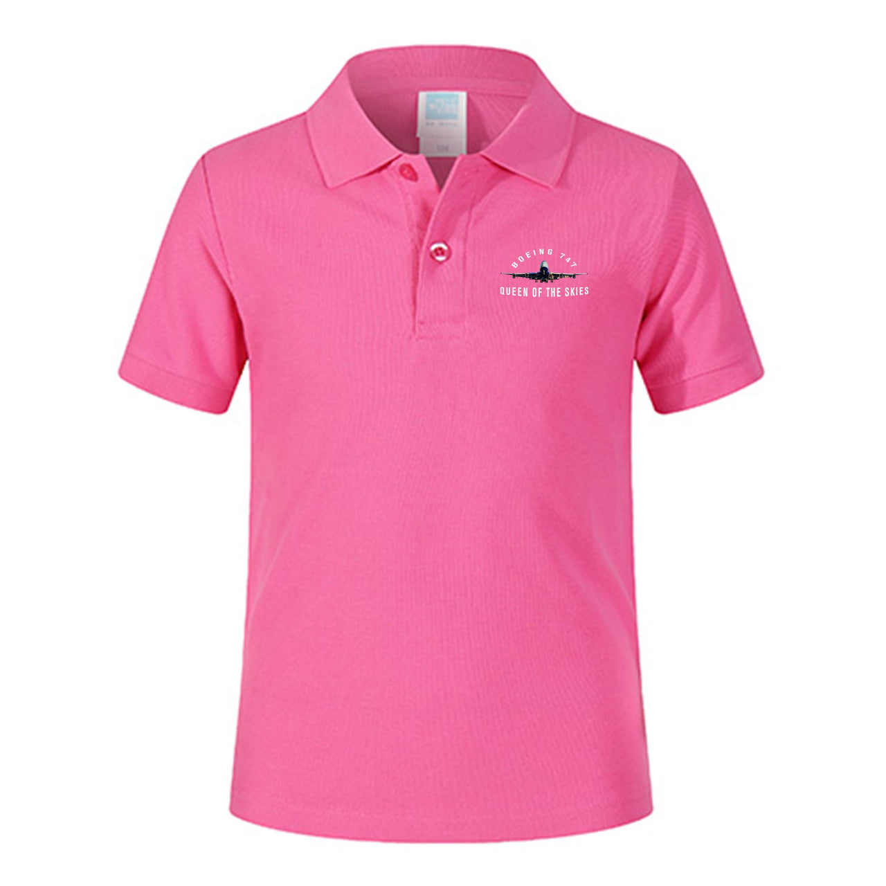 Boeing 747 Queen of the Skies Designed Children Polo T-Shirts