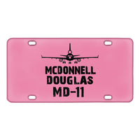 Thumbnail for McDonnell Douglas MD-11 & Plane Designed Metal (License) Plates