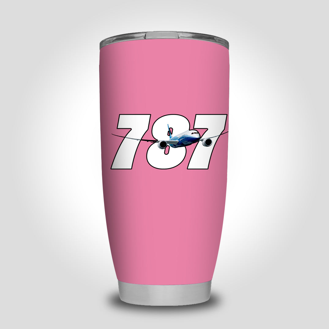 Super Boeing 787 Designed Tumbler Travel Mugs
