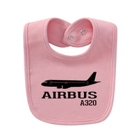 Thumbnail for Airbus A320 Printed Designed Baby Saliva & Feeding Towels