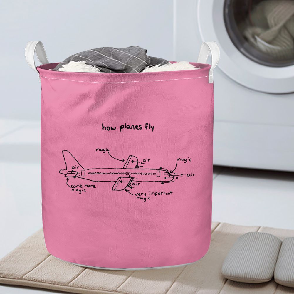 How Planes Fly Designed Laundry Baskets