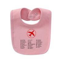 Thumbnail for Aviation Alphabet 2 Designed Baby Saliva & Feeding Towels