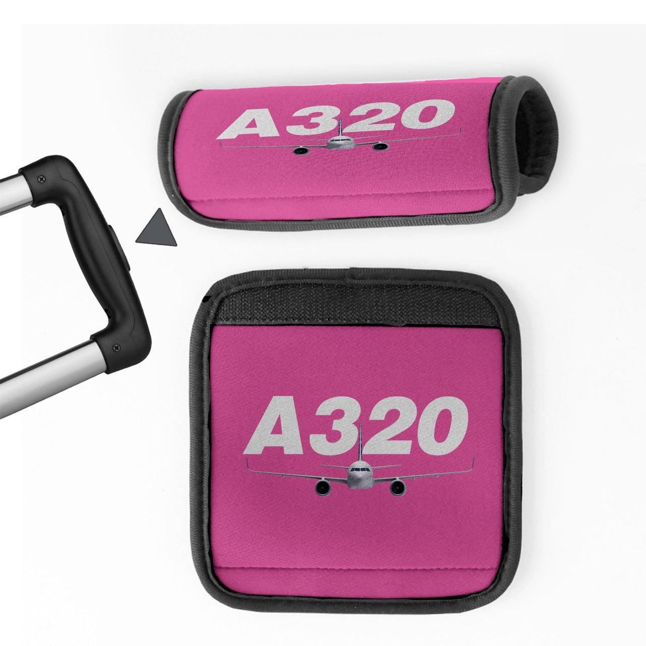Super Airbus A320 Designed Neoprene Luggage Handle Covers
