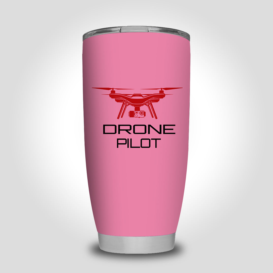 Drone Pilot Designed Tumbler Travel Mugs