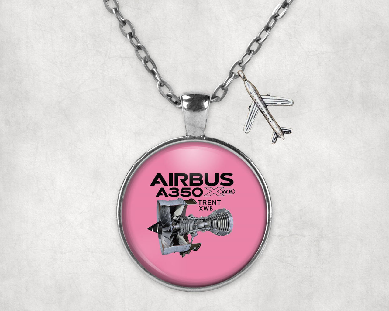Airbus A350 & Trent Wxb Engine Designed Necklaces