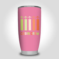 Thumbnail for Colourful Cabin Crew Designed Tumbler Travel Mugs