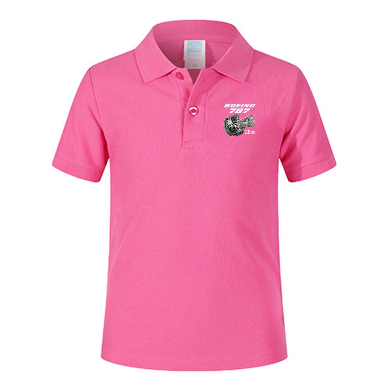 Boeing 787 & GENX Engine Designed Children Polo T-Shirts