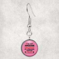Thumbnail for I am an Awesome Girlfriend Designed Earrings