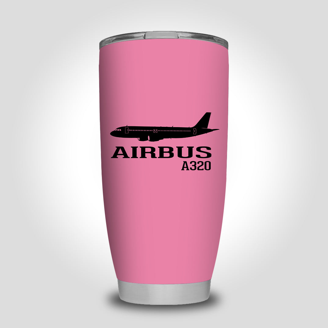 Airbus A320 Printed Designed Tumbler Travel Mugs